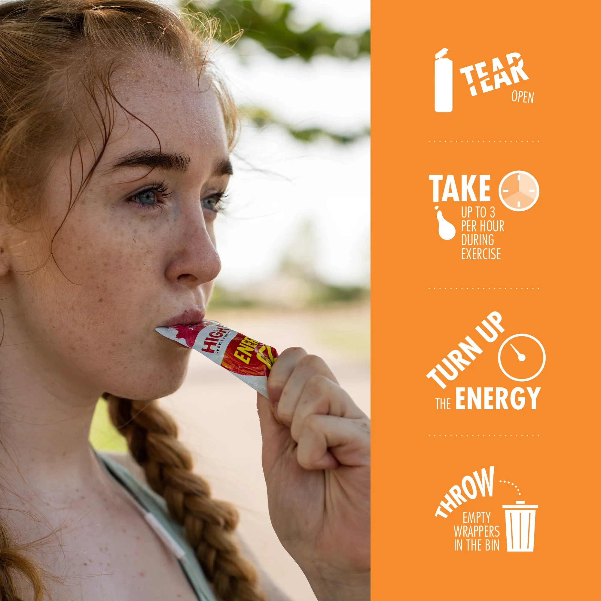 Żel energetyczny HIGH5 ENERGY ELECTROLYTE (60g) Tropical - Image 2