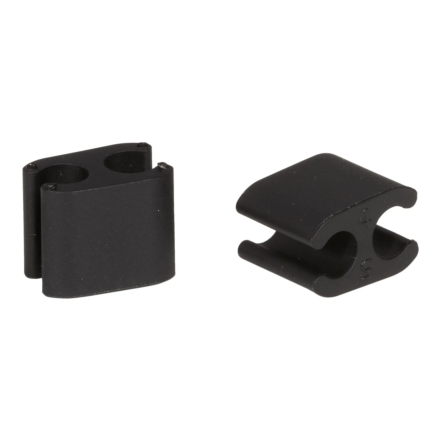Zestaw 10 prowadnic ELVEDES Duo Clip Diam 5mm/5mm z tworzywa sztucznego
