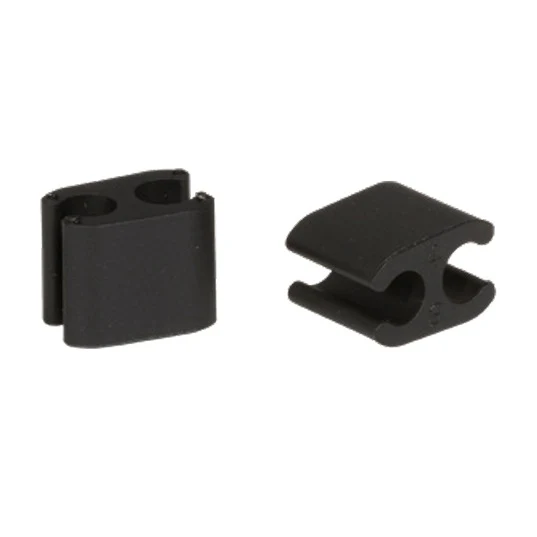 Zestaw 10 prowadnic ELVEDES Duo Clip Diam 4,1 mm/5 mm z tworzywa sztucznego