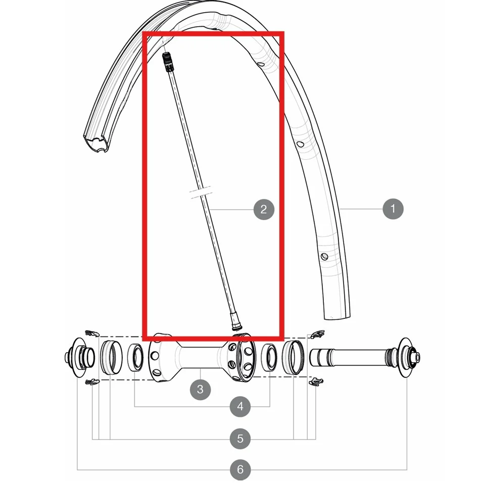Zestaw 10 szprych MAVIC R-SYS 282,7 mm przód/tył
