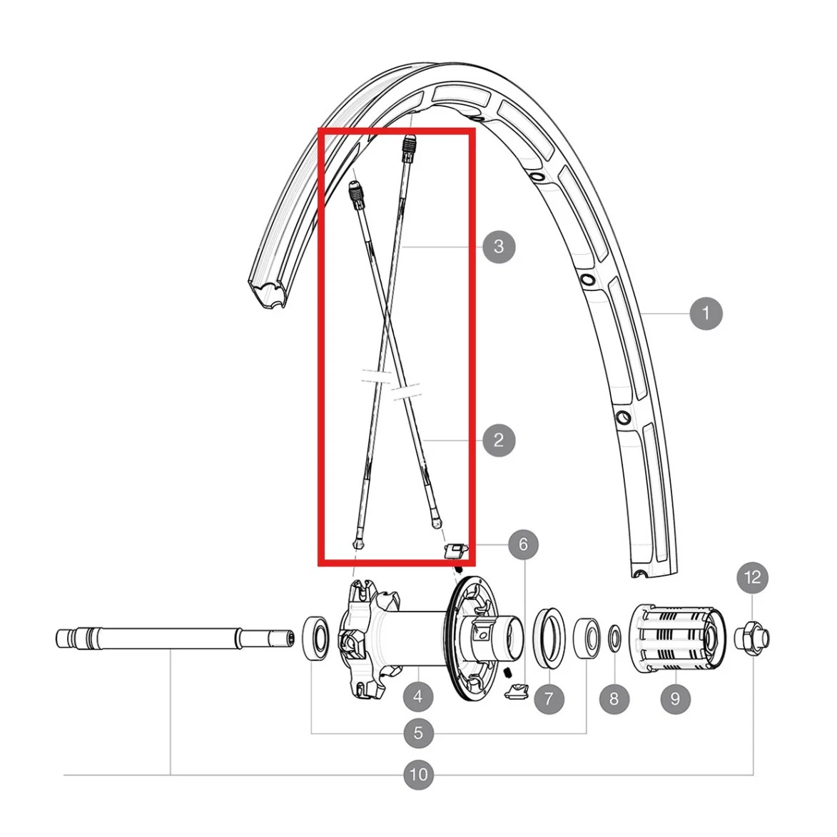 Zestaw 10 MAVIC KSYRIUM PRO 275mm Ar Szprychy M7/7 Nyple