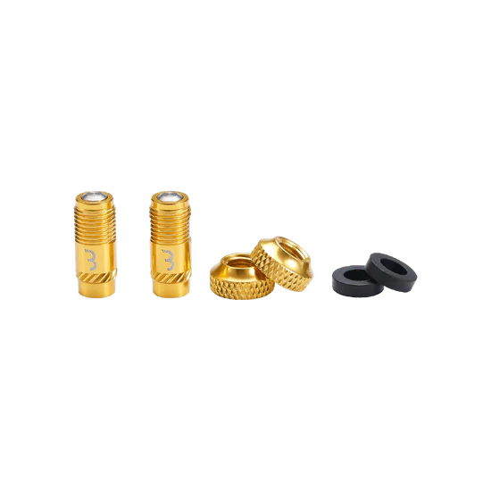 Końcówki zaworów BBB CORE CAP Gold (x2) - Image 3