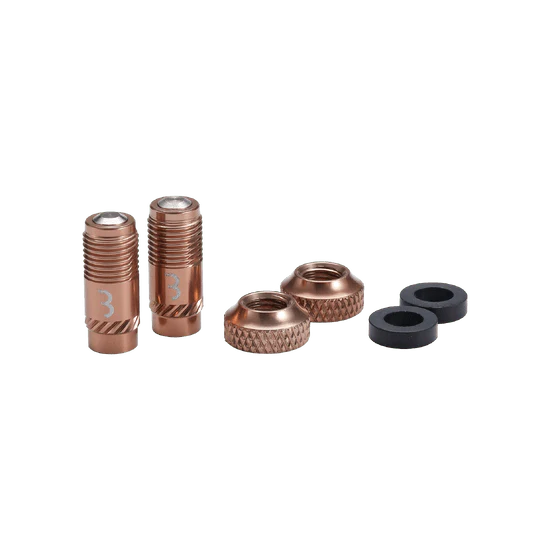 Końcówki zaworów BBB CORE CAP Bronze (x2)