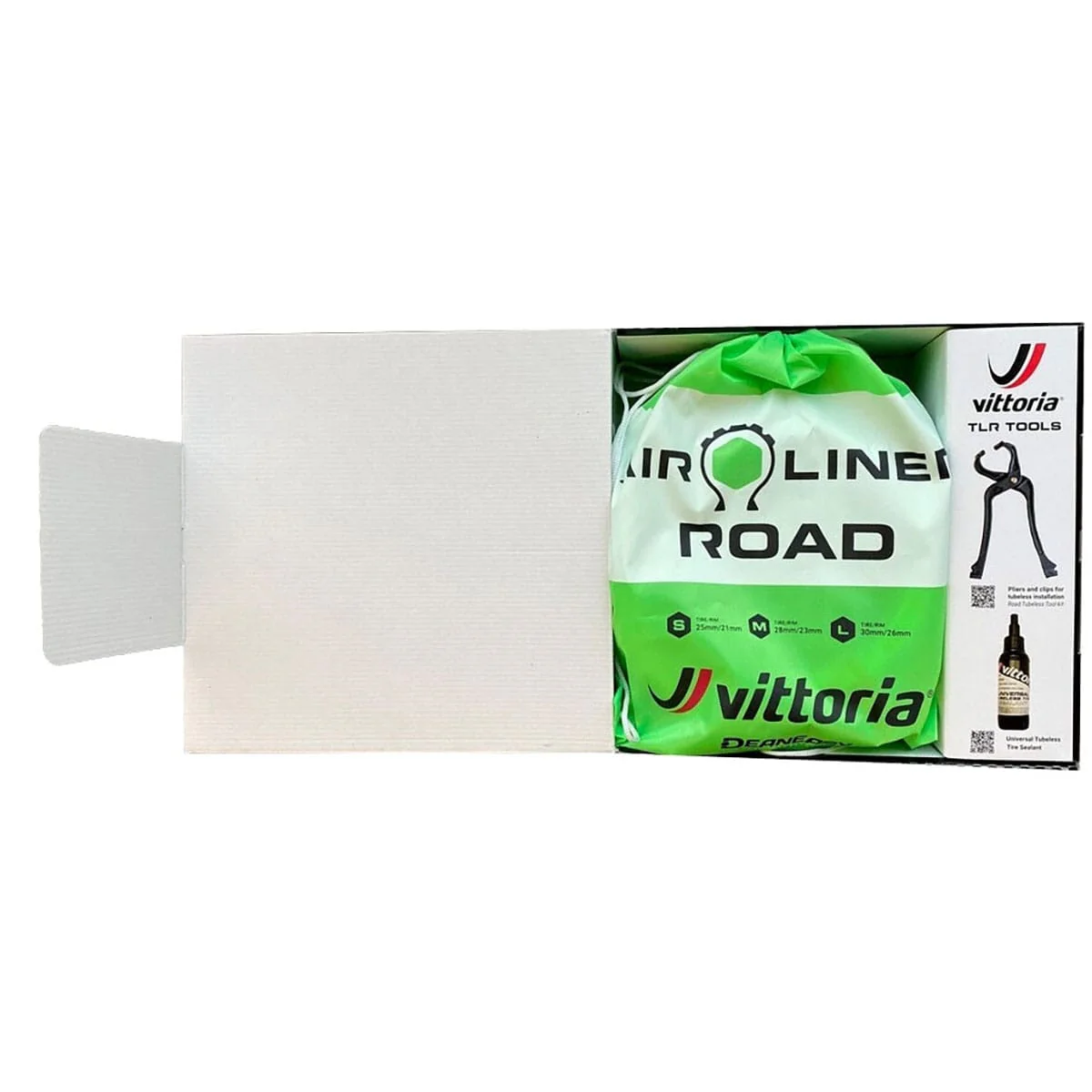 Zestaw 2 pianek antyprzebiciowych VITTORIA AIR-LINER ROAD S 700x23/26c + płyn prewencyjny 80 ml + narzędzie - Image 2