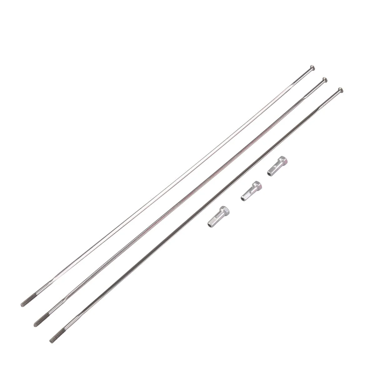 Zestaw 3 prostych szprych ZIPP 303 Silver 258 mm