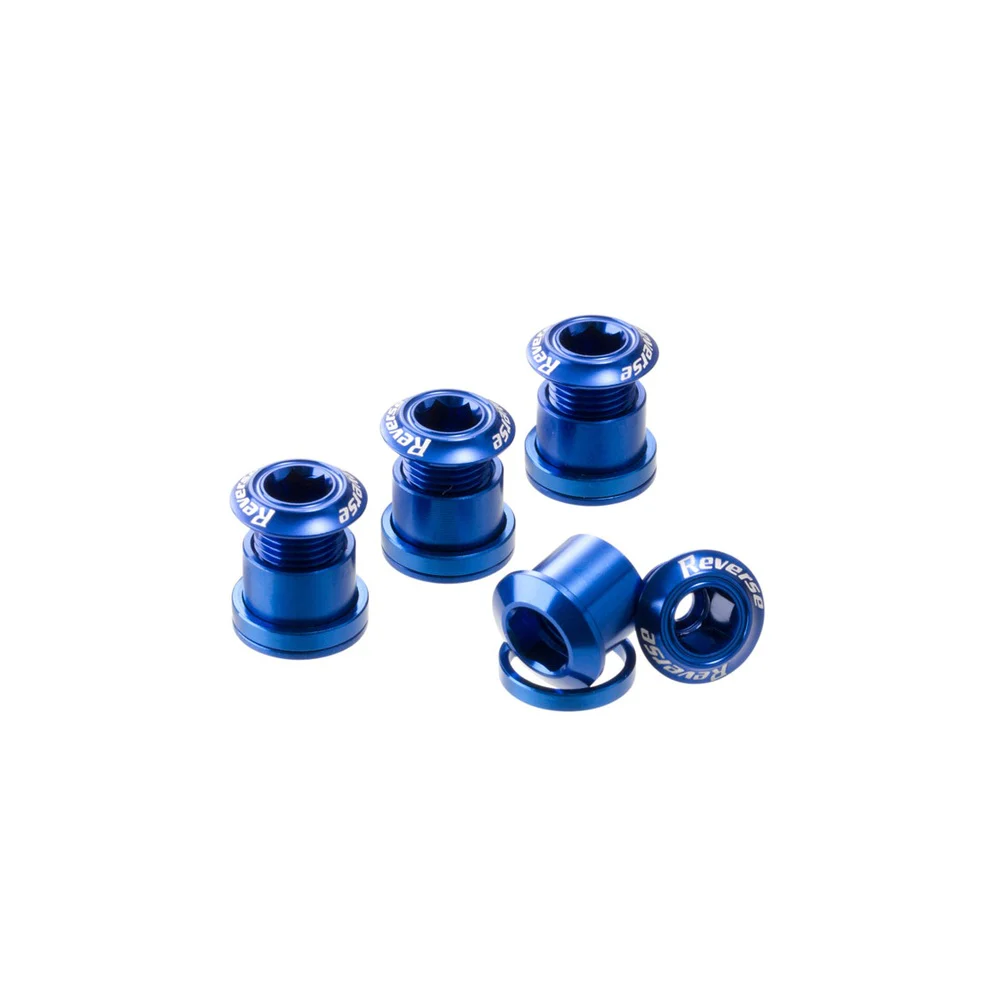 Zestaw 4 śrub kominowych REVERSE COMPONENTS Niebieski
