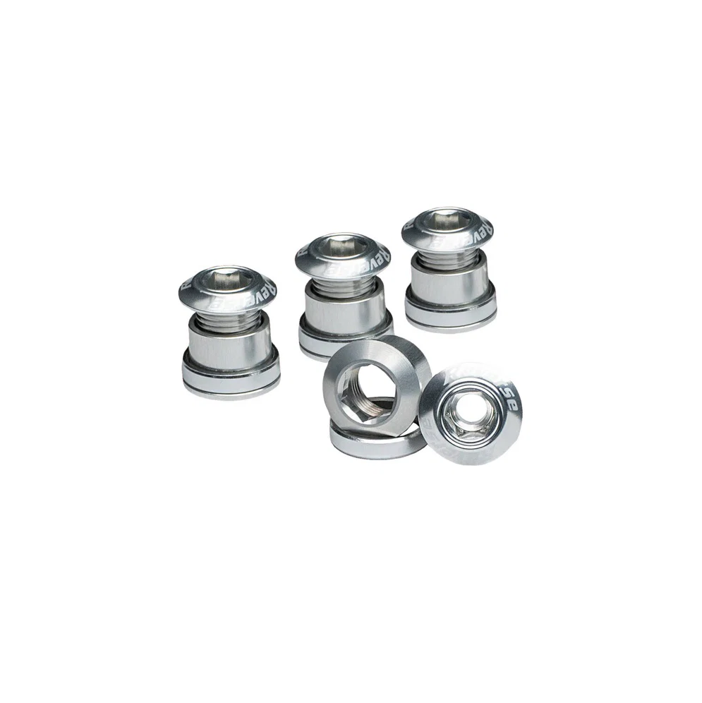 Zestaw 4 śrub kominowych REVERSE COMPONENTS Srebrny