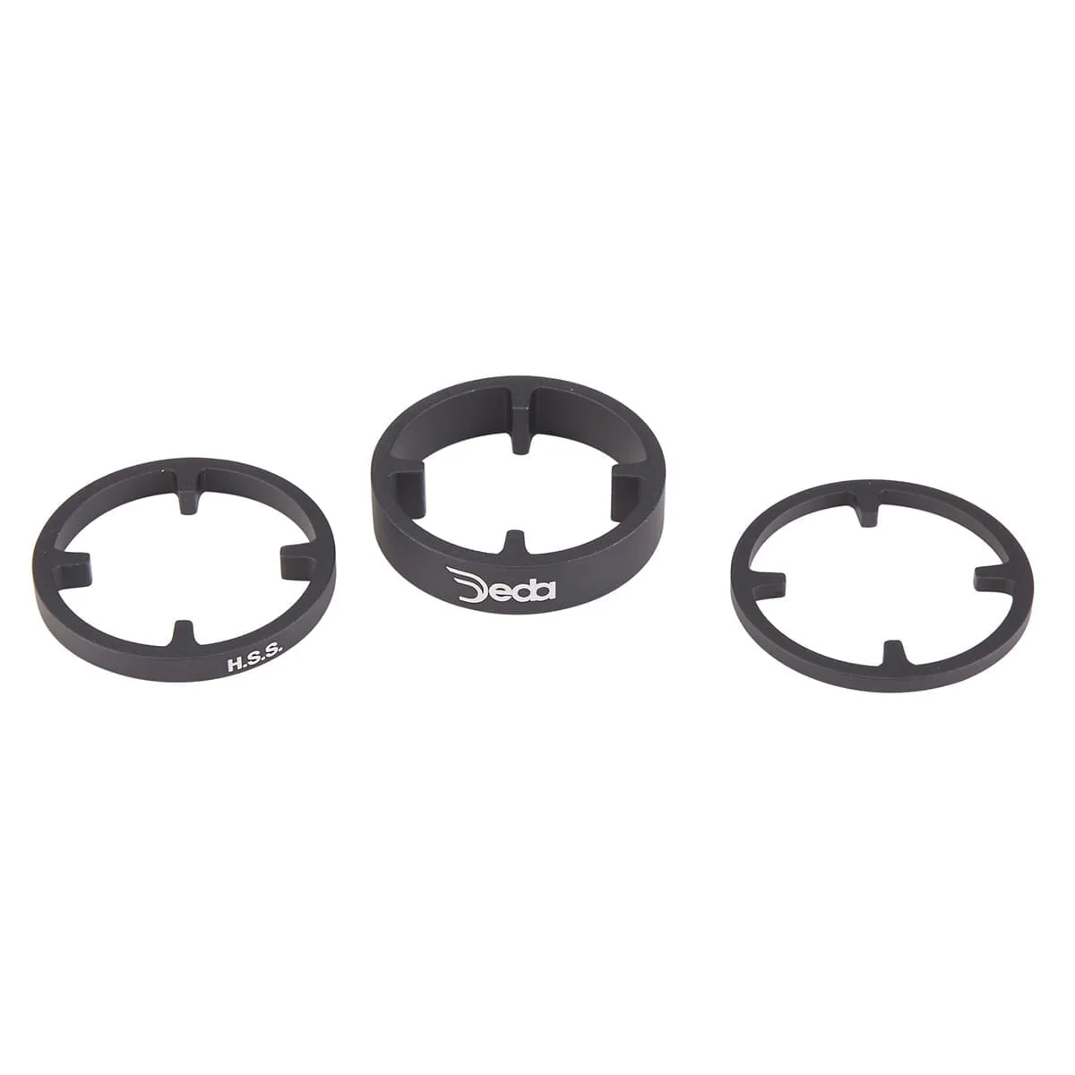 Zestaw aluminiowych podkładek dystansowych pod zestaw słuchawkowy DEDA HSS 46 mm