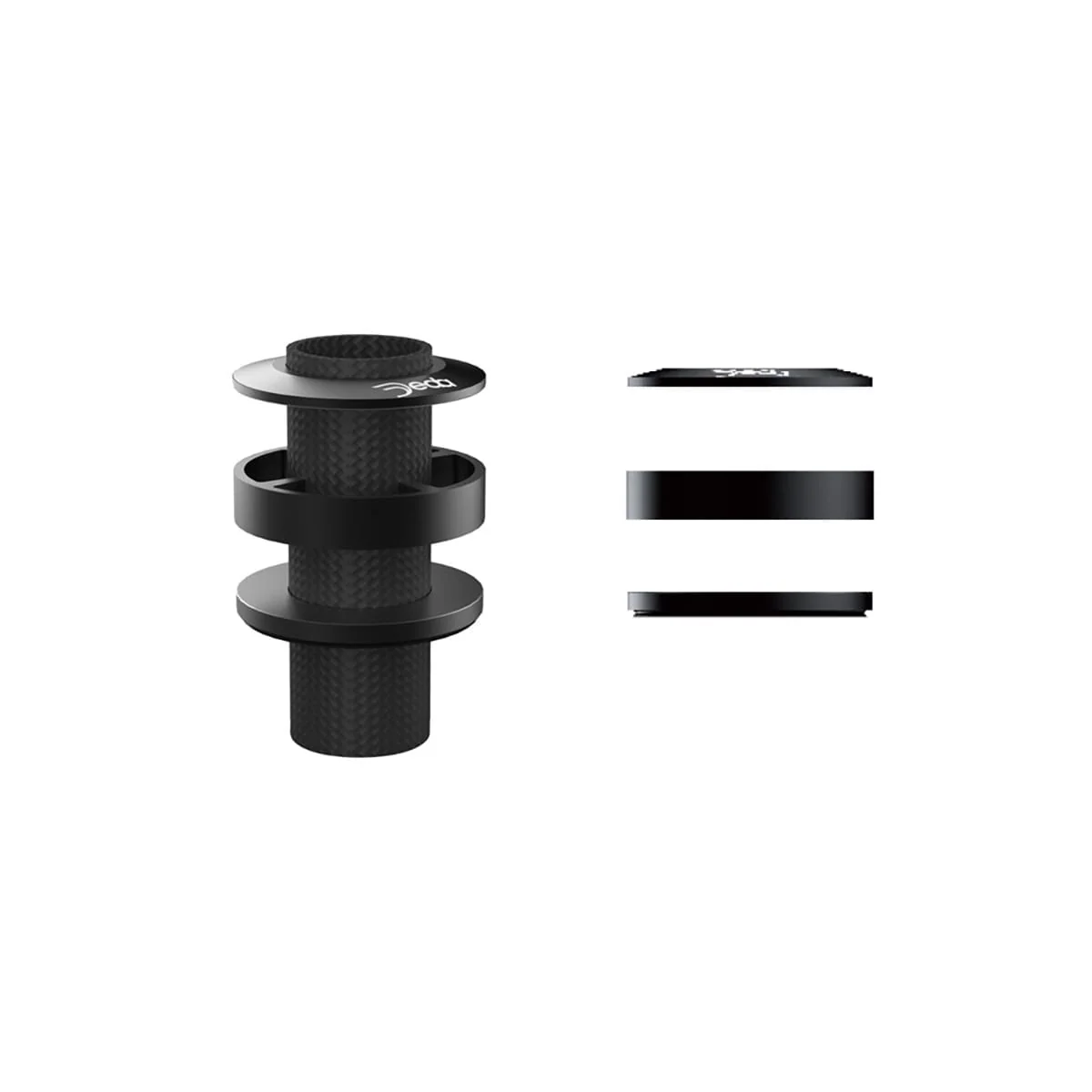 Zestaw aluminiowych podkładek dystansowych pod zestaw słuchawkowy DEDA HSS 46 mm - Image 2