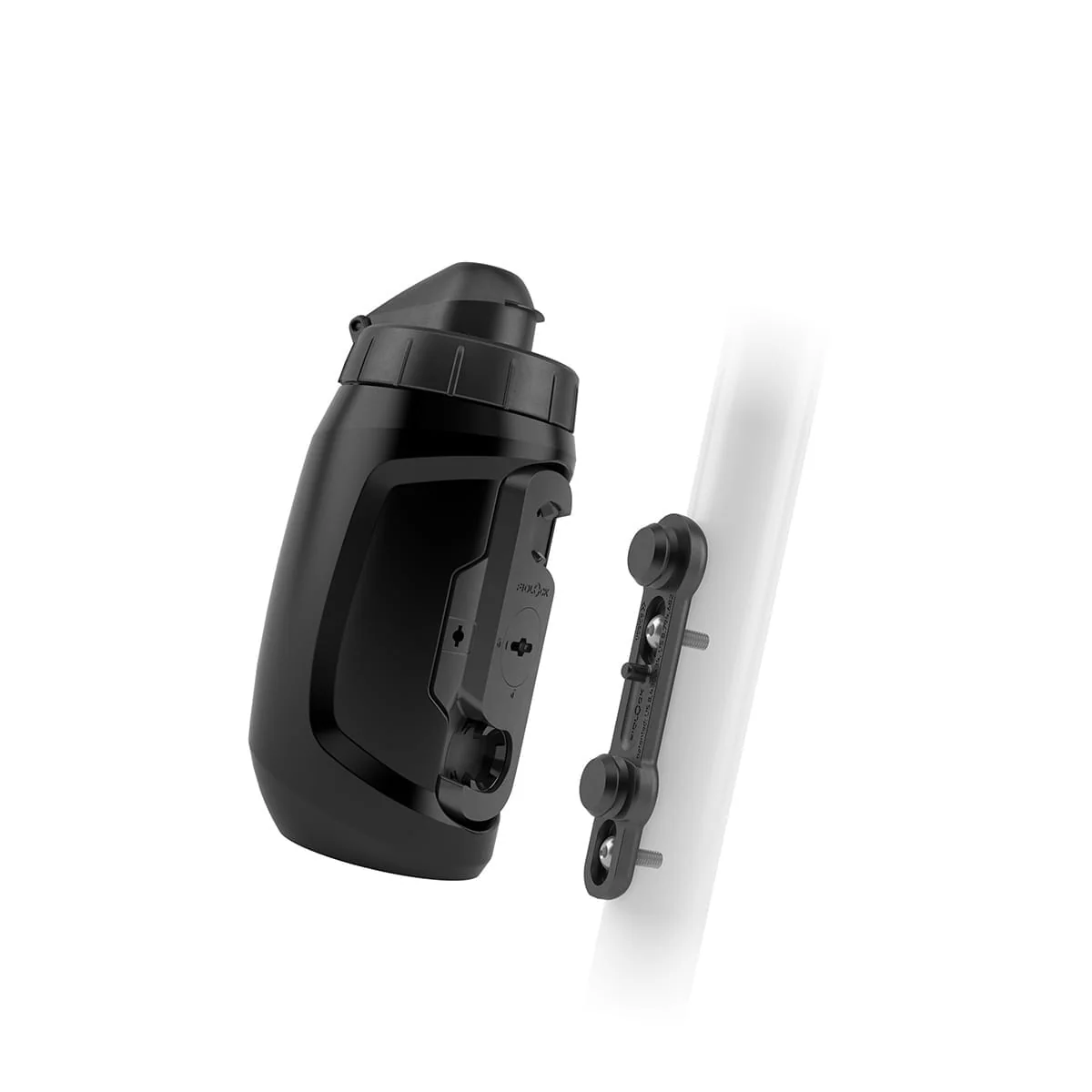 Zestaw bidon i koszyk na bidon FIDLOCK TWIST BIKE BASE 450 ml Czarny