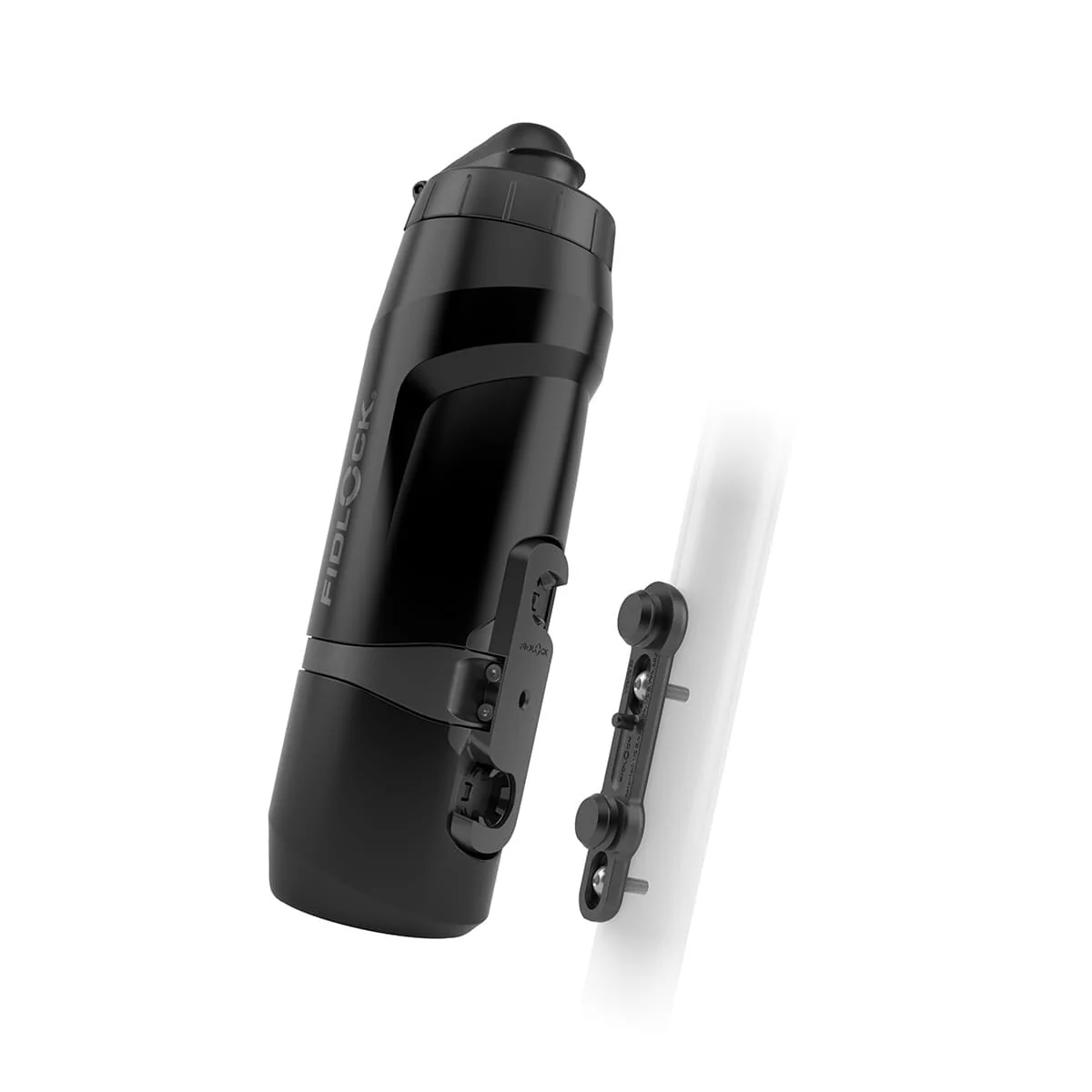 Zestaw bidon i koszyk na bidon FIDLOCK TWIST BIKE BASE 800 ml Czarny