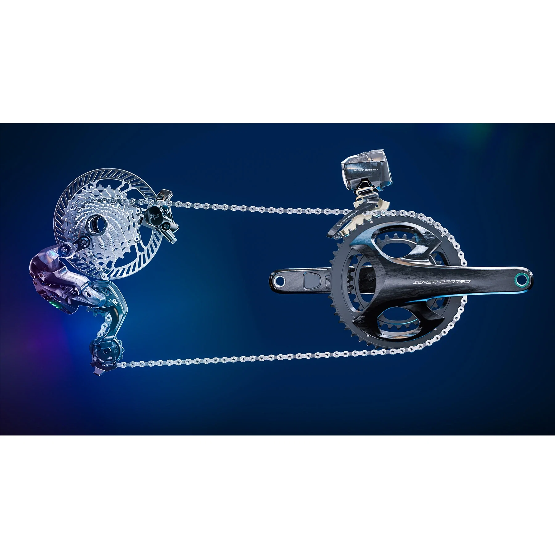 Zestaw CAMPAGNOLO SUPER RECORD WRL 2x12V - Image 2