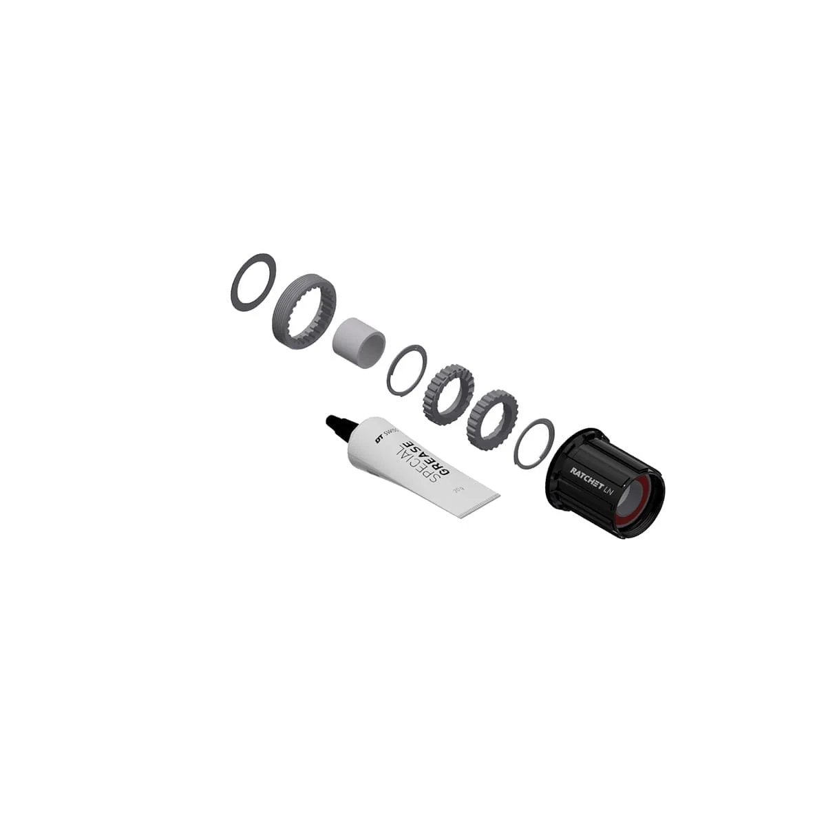 Zestaw do konwersji DT SWISS Ratchet LN MTB Shimano HG Alu #HXYXXX00N3767S