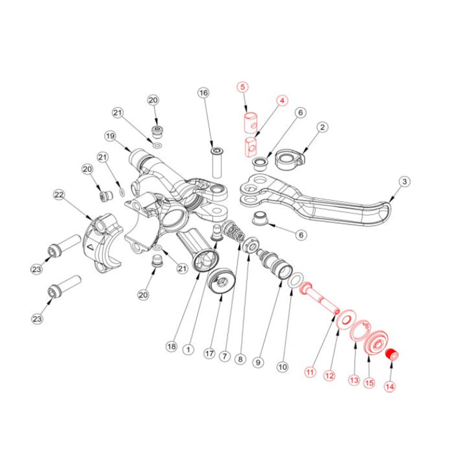 Zestaw do regulacji dźwigni FORMULA CURA #FD40272-20