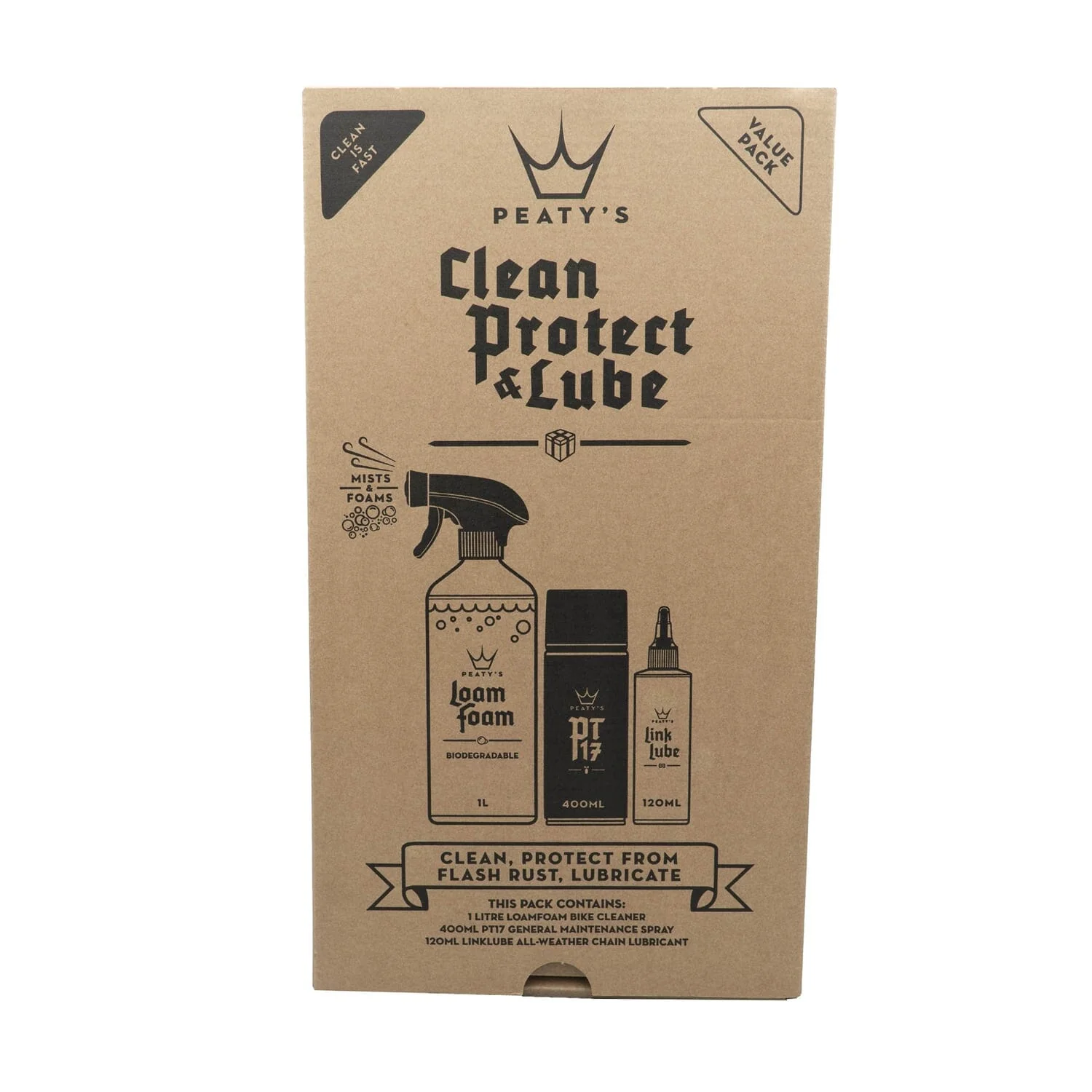 Zestaw konserwacyjny PEATY'S WASH PREVENT LUBRICATE STARTER PACK - Image 3