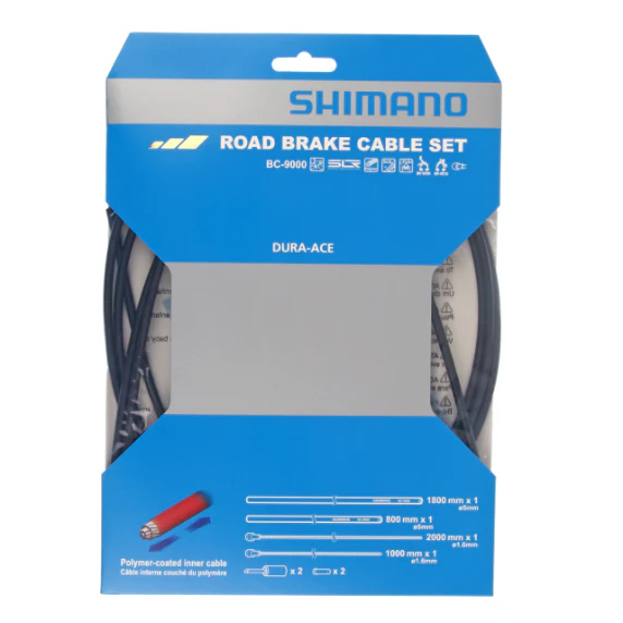 Zestaw linek i przewodów hamulcowych SHIMANO DURA-ACE 9000, czarny