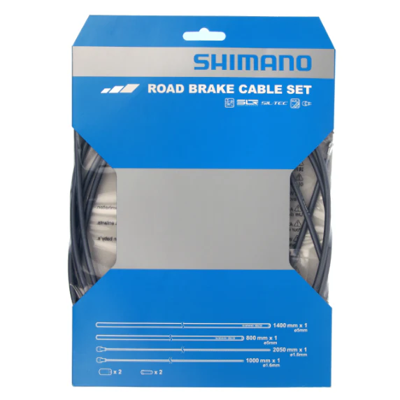 Zestaw linek i przewodów hamulcowych SHIMANO PTFE szary