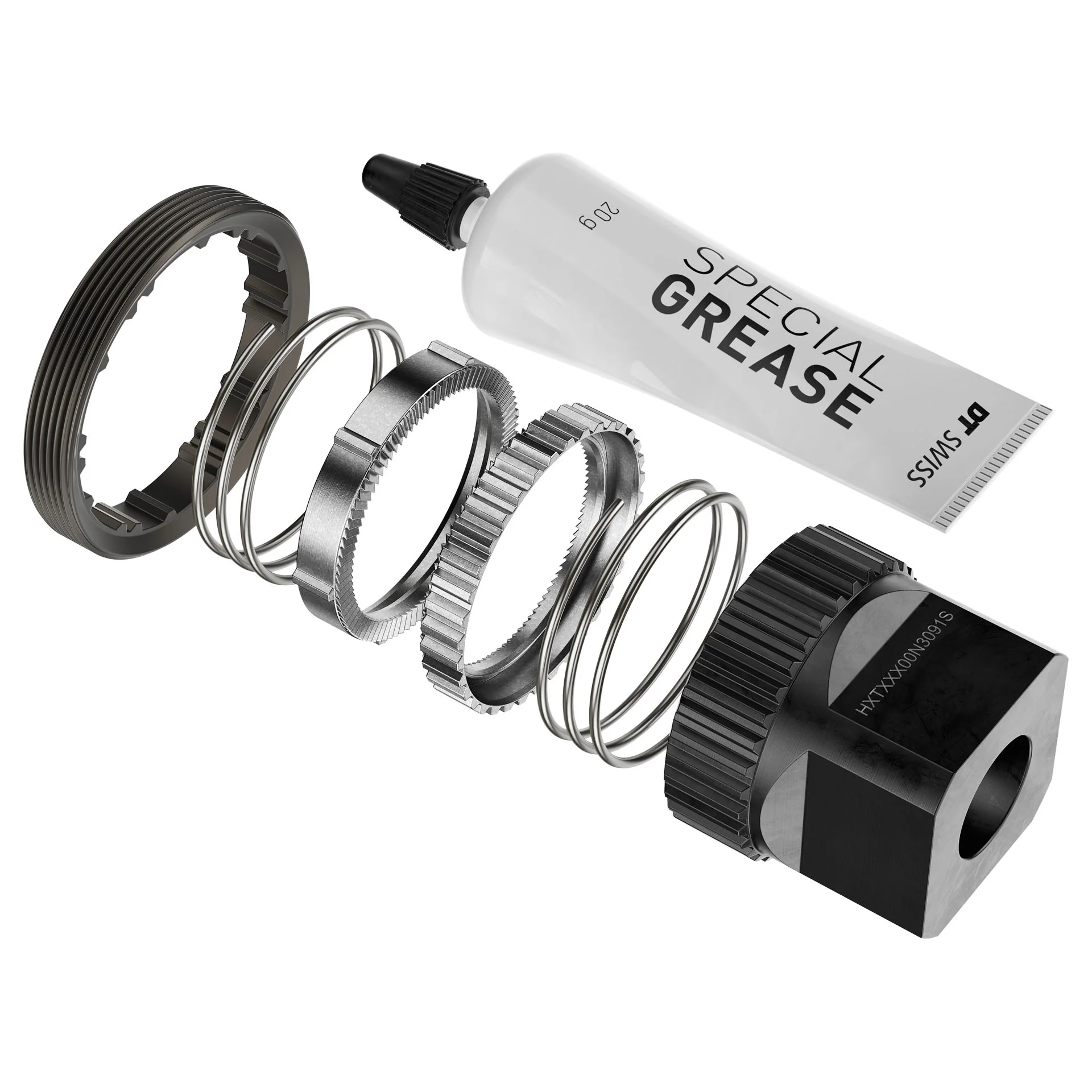 Zestaw modernizacyjny RATCHET DT SWISS DEG90T DF 0/10/20° Anti Pedal Kickback z narzędziem