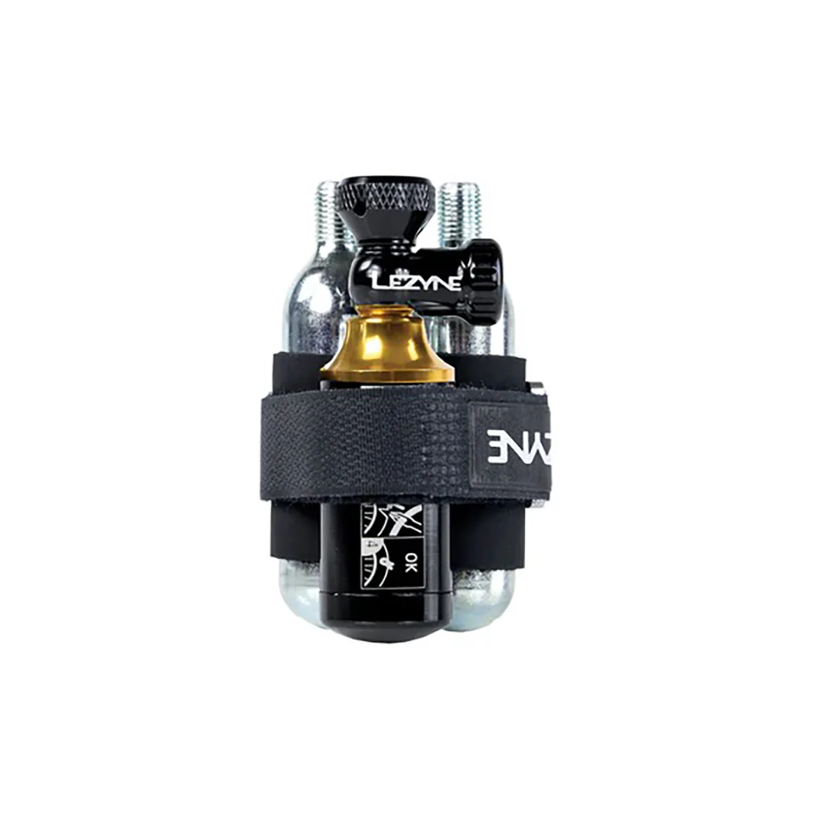 Zestaw naprawczy do opon bezdętkowych CO2 LEZYNE BLASTER + 5 knotów + 2x naboje CO2 - Image 3