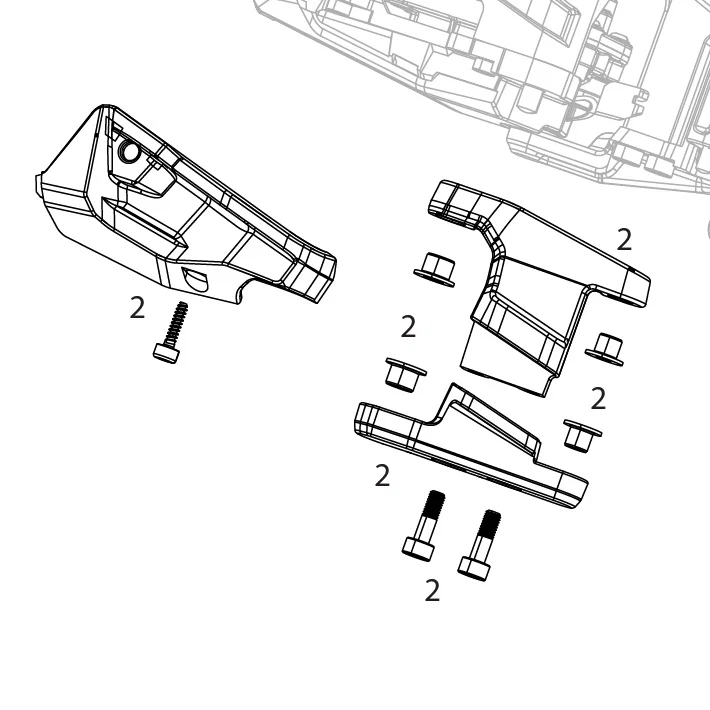Zestaw ochronny przerzutki SRAM XX DH T-TYPE EAGLE AXS