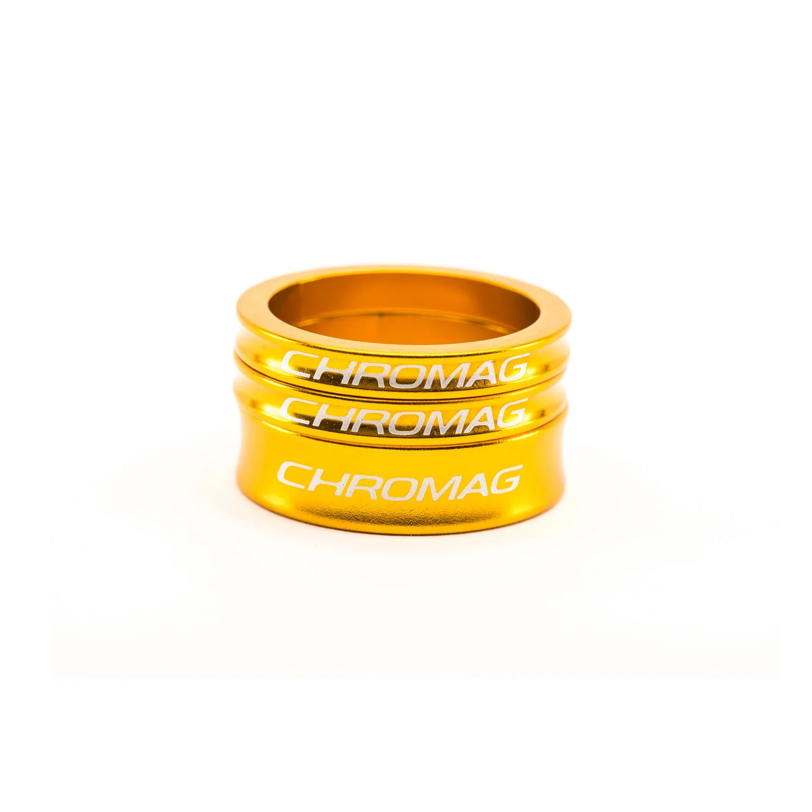 Zestaw podkładek dystansowych CHROMAG 1"1/8 Alu Gold Headset Spacer Kit
