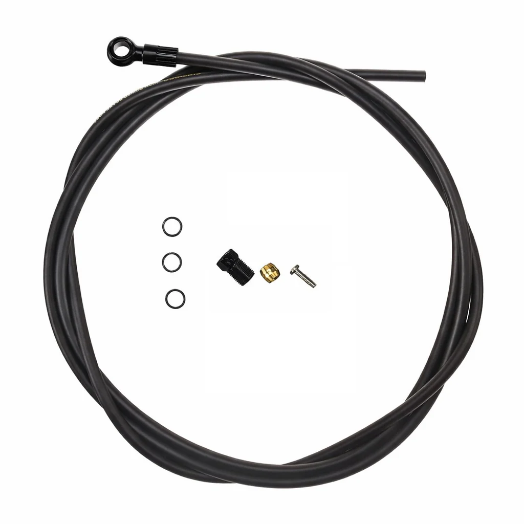 Zestaw przewodów hamulcowych SHIMANO SM-BH90-SBM Banjo prosty, czarny