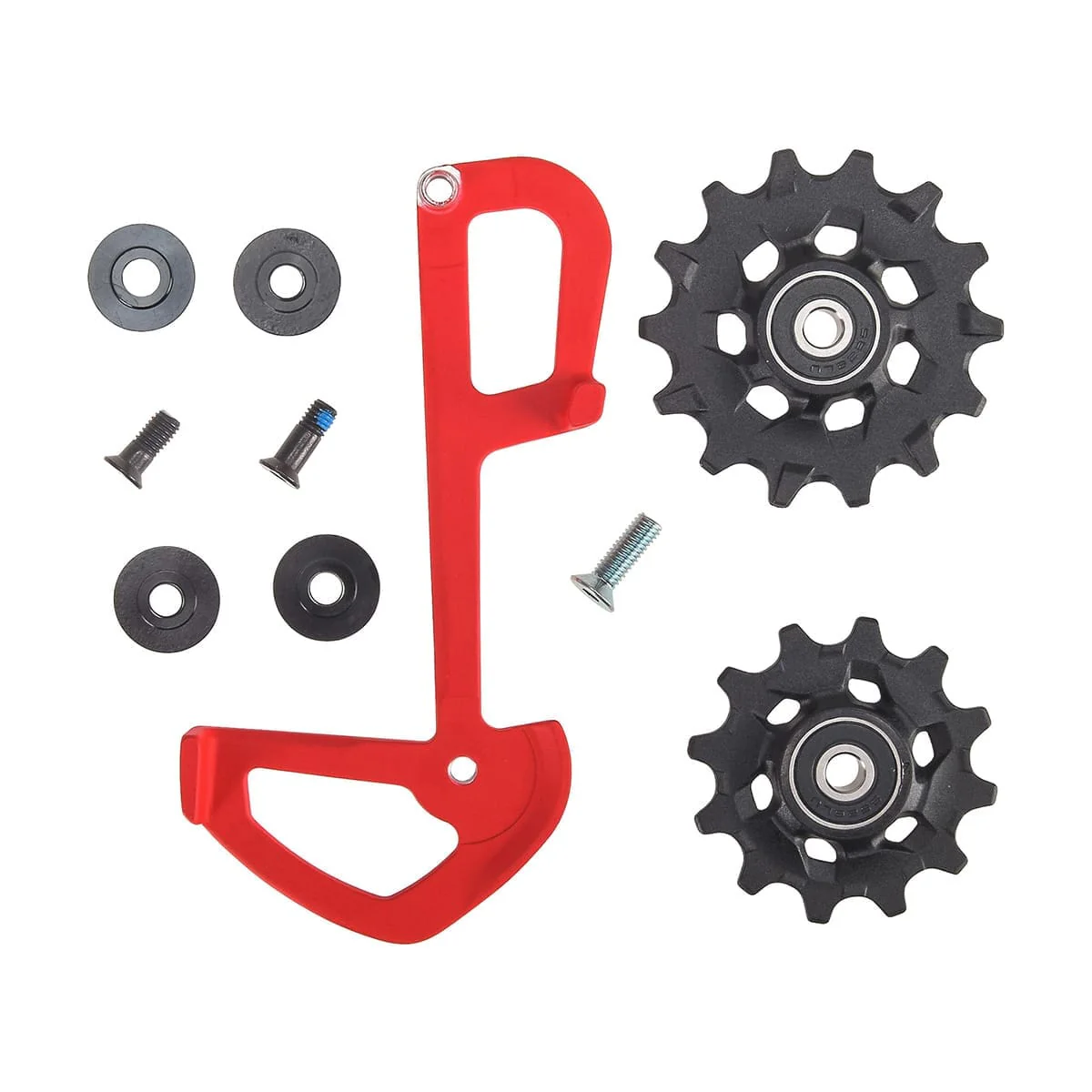 Klatka wewnętrzna 12V SRAM EAGLE X01 + rolki czerwone