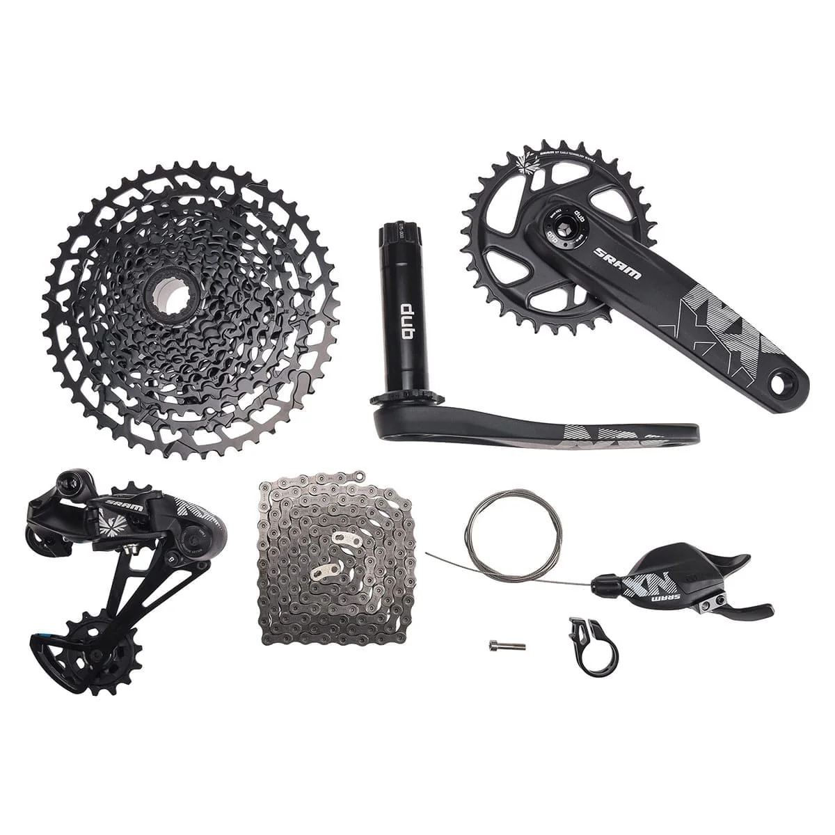 Zestaw SRAM NX EAGLE 12V Mono DUB BOOST 32 zęby 11/50