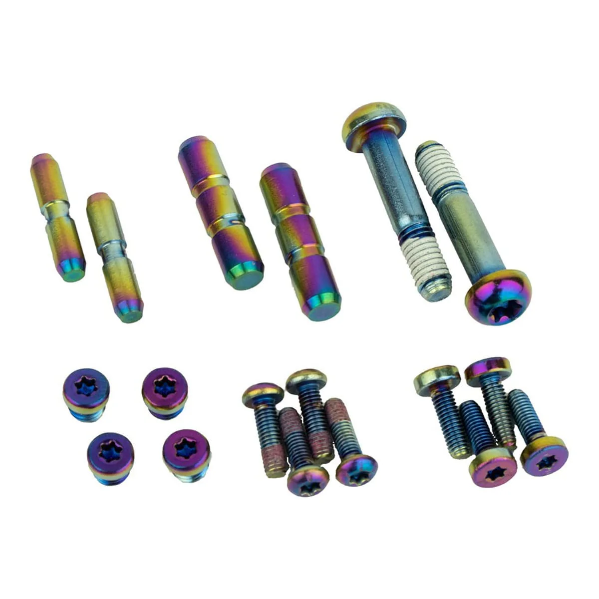 Zestaw śrub do dźwigni hamulcowych SRAM G2 RSC/ULTIMATE Upgrade ze stali nierdzewnej Rainbow