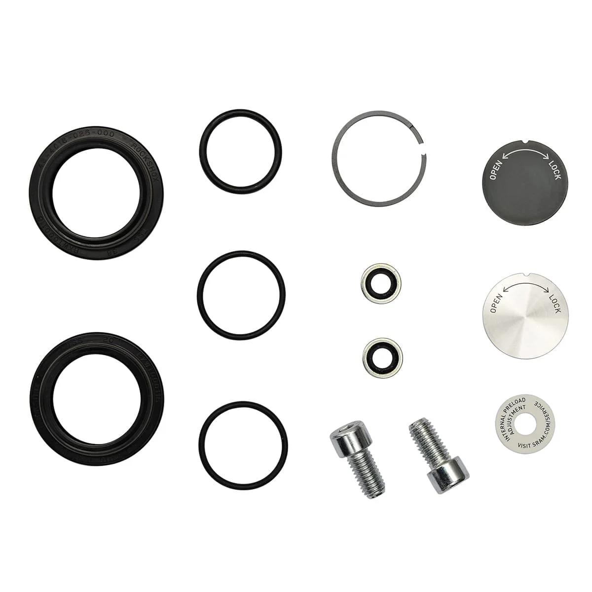Zestaw uszczelek podstawowych ROCKSHOX PARAGON SILVER COIL A1 #00.4315.032.560