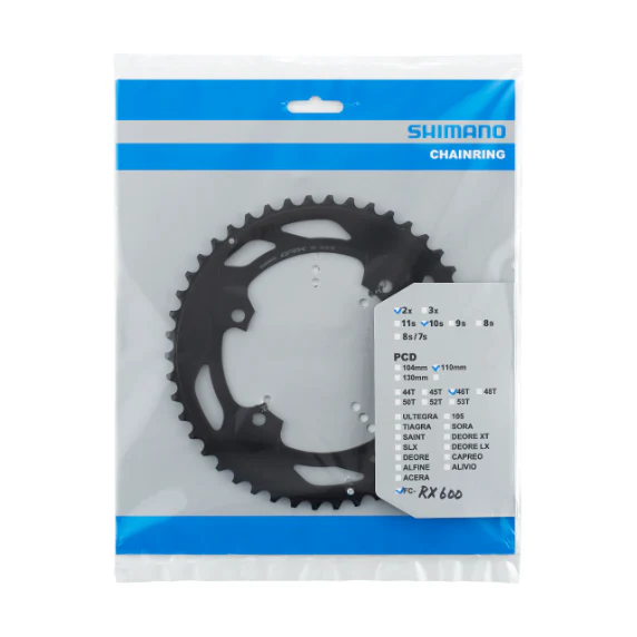 Zewnętrzna tarcza łańcuchowa SHIMANO GRX RX600 10V 110 mm - Image 2