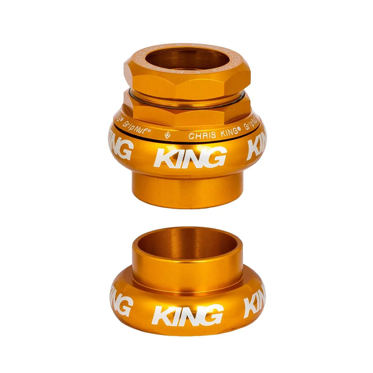 Zewnętrzny zestaw słuchawkowy CHRIS KING GRIPNUT 1"1/8 EC34 Gold