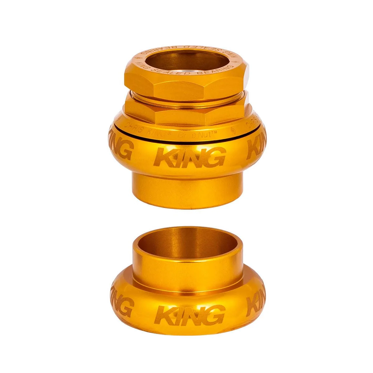 Zewnętrzny zestaw słuchawkowy CHRIS KING GRIPNUT 1"1/8 EC34 Sotto Voce Gold
