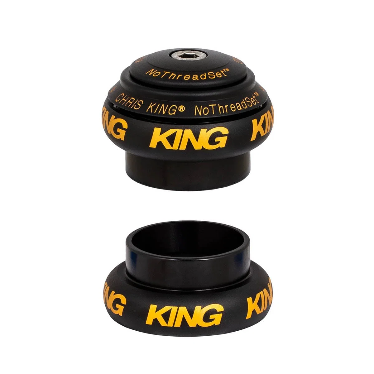 Zewnętrzny zestaw słuchawkowy CHRIS KING NOTHREADSET 1"1/8-1"1/4 EC34/EC44 Black/Gold