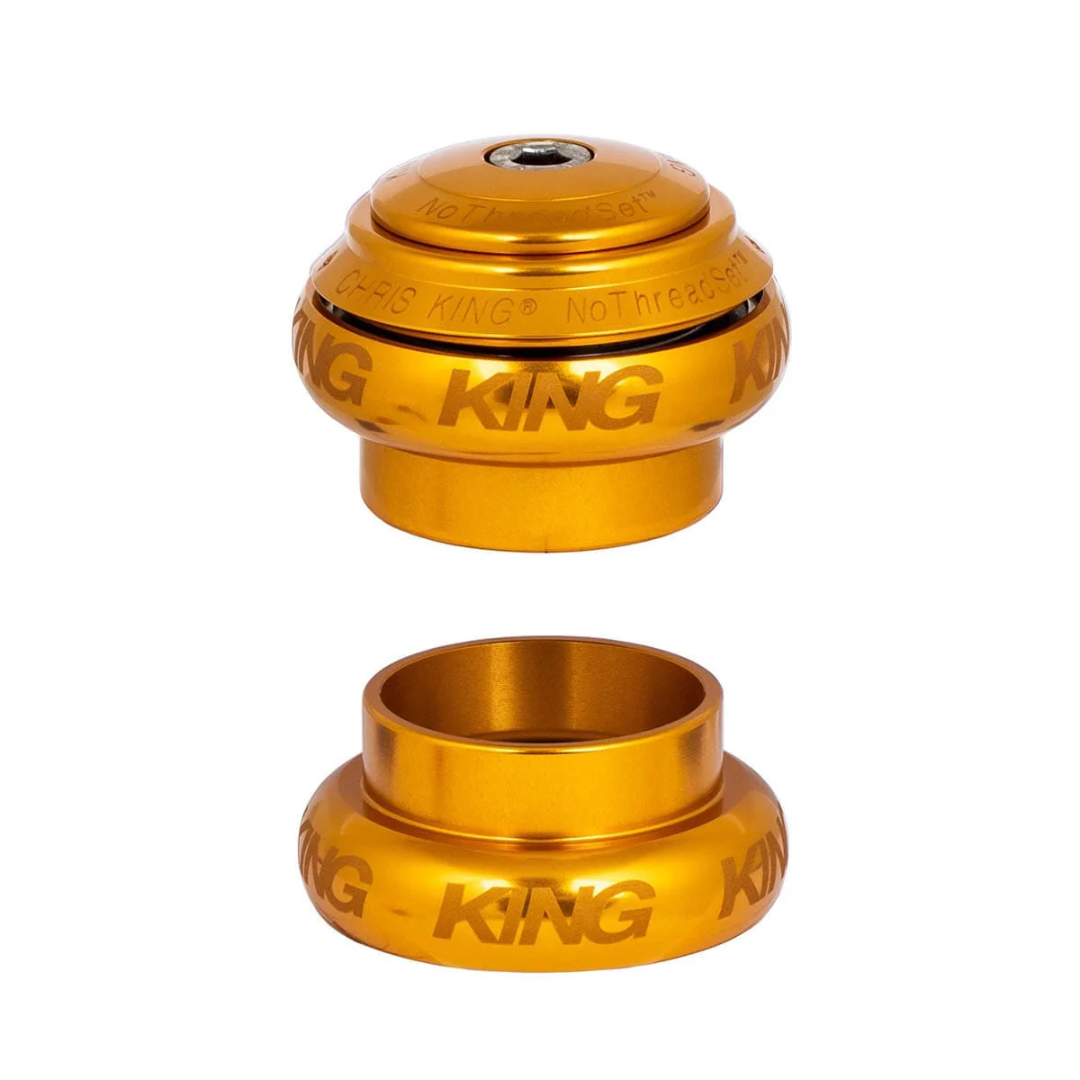 Zewnętrzny zestaw słuchawkowy CHRIS KING NOTHREADSET 1"1/8 EC34 Sotto Voce Gold